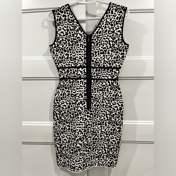 BCBG Leopard Mini Dress - Picture 2 of 6